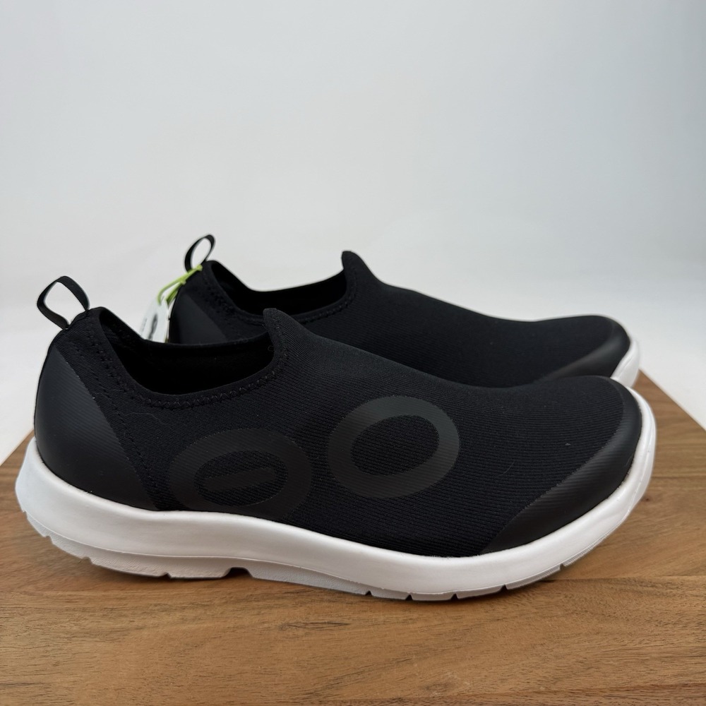 New Mens OOFOS OOmg Sport Slip On Recovery Black Shoes Size 12 D